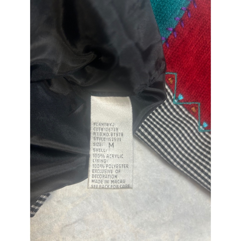 Koret Patchwork Blazer Jacket Colorful Geometric … - image 5